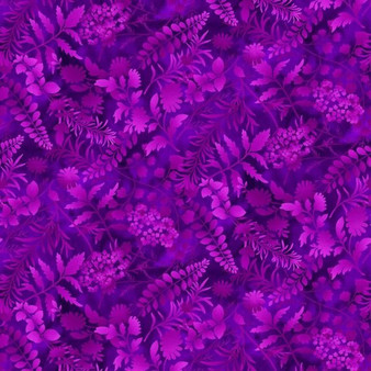 BUTTERFLY BOUTIQUE PURPLE FOREST FERNS