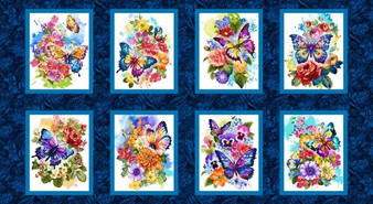 BUTTERFLY BOUTIQUE INDIGO MULTI BLOCKS