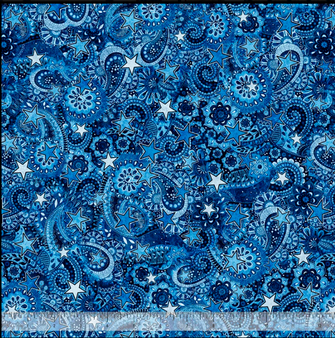 ATSH PAISLEY - INDIGO