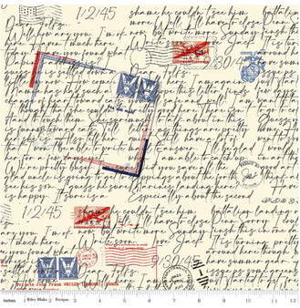 SEW AMERICA DEAR FOLDS WWII - CREAM