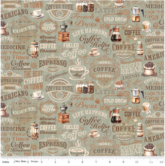 COFFEE TIME - TEXT - SAGE