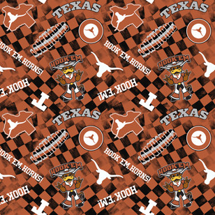 NCAA TEXAS RUST CANVAS DUCK CLOTH