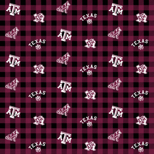 NCAA TEXAS A&M BUFFALO PLAID