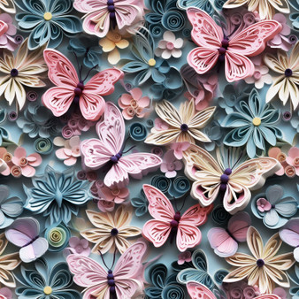 ANOTHER DIMENSION BUTTERFLIES & FLOWERS