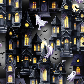 GHOSTLY SOIREE GHOST TOWN - GRAY