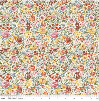 SKETCHBOOK FLOWER GARDEN IN CREAM