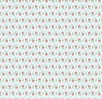 GRANNY'S SEWING ROOM ATTIC CURTAINS / BLUE