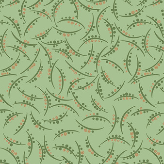 MAJESTIC GARDEN DOTS - SAGE GREEN