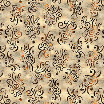 VIVACE MUSIC FLOURISH - TAN
