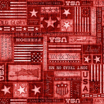 AMERICAN HERITAGE AMERICANA TEXT - RED