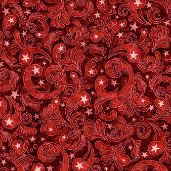 AMERICAN HERITAGE STAR PAISLEY - RED