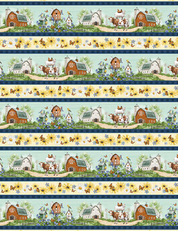 FRIENDLY FARMSTEAD REPEATING STRIPES