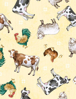 FRIENDLY FARMSTEAD ANIMAL TOSS - YELLOW