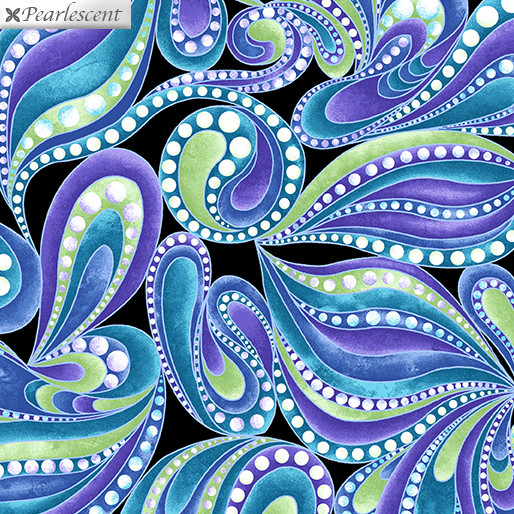 Paisley Style Black/Multi