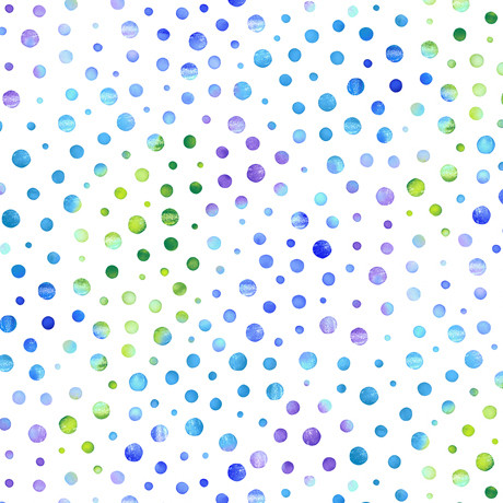 Dots White/Blue