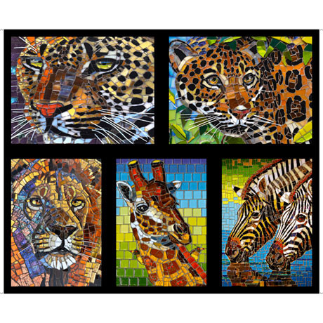 Mosaic Animals Picture Patches