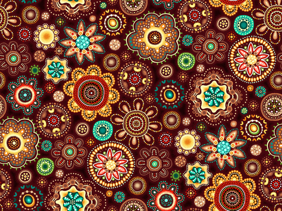 Gondwana Medallions  Brown