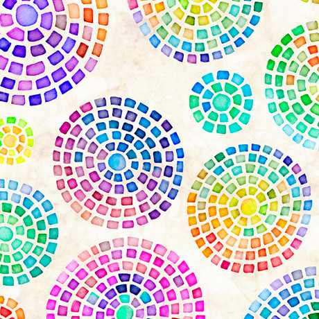 Mosaic Medallions Cream