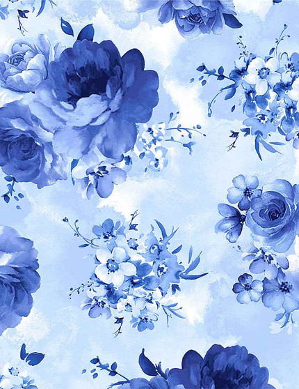 Medium Blue Flowers Sky