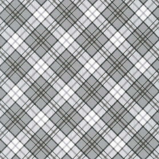 Flowerhouse: Penelope Charcoal Plaid