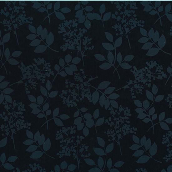 Bali Batik - Mixed Folage Black