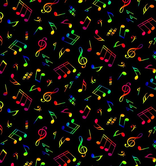 Jazz Multi Color Notes