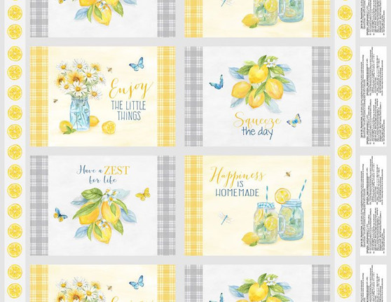 Zest For Life || 3063-19151-954 Placemat Panel Multi || Sold by the panel