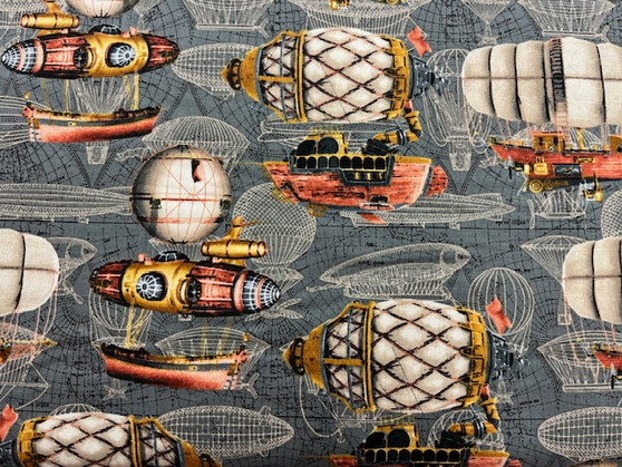 Time Travel || 3008-95 Gray || Sold by the yard