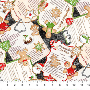 Sugar Coated 142-99 || Christmas Recipes Black Multi