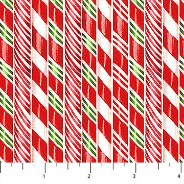 Sugar Coated 146-10 || Peppermint Stripe White Multi