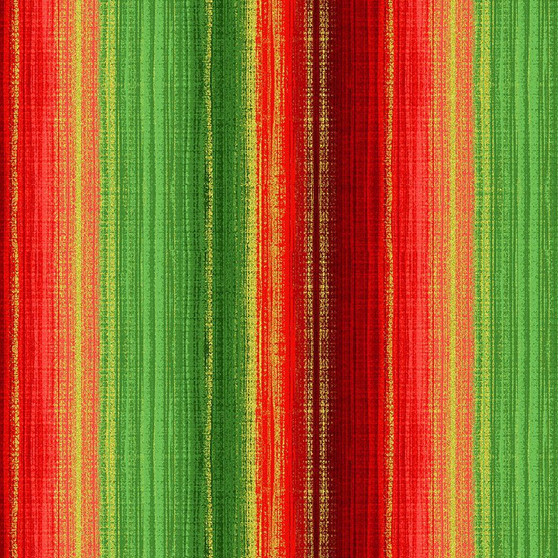 WINTER ROSE METALLIC STRIPE