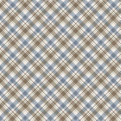 WILDWOOD DIAGONAL PLAID SLATE