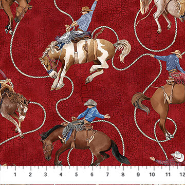 COWBOY BLUES RED MULTI