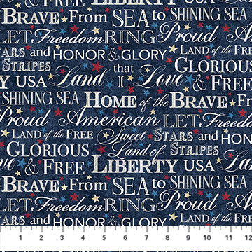 STARS AND STRIPES WORDS