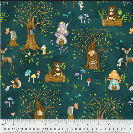 INTO THE WOODS DARK TEAL