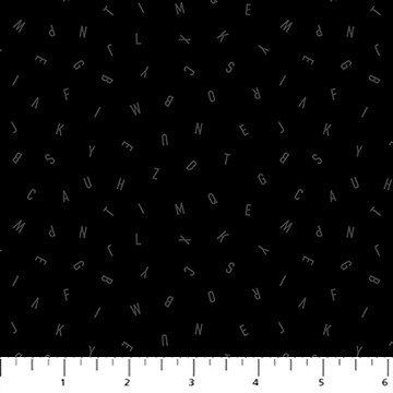 DUSK LETTERS BLACK/GRAY