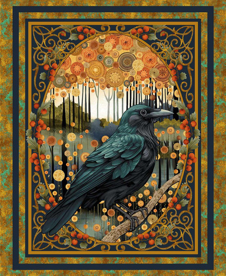 CROW-MAZING 36" CROW PORTRAIT PANEL