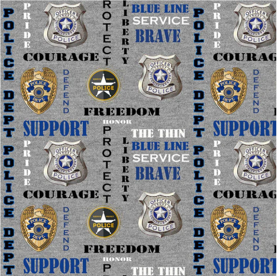POLICE DEPARTMENT MILITARY PRINT