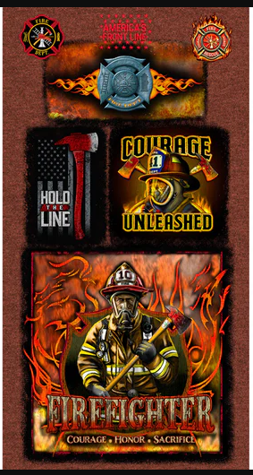FIRE FIGHTER COTTON PANEL