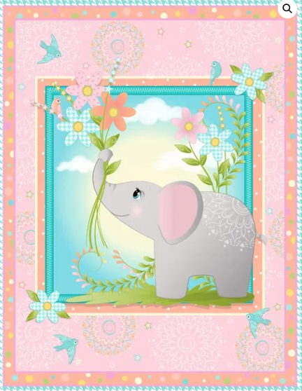 WEE ONES ELEPHANT PANEL