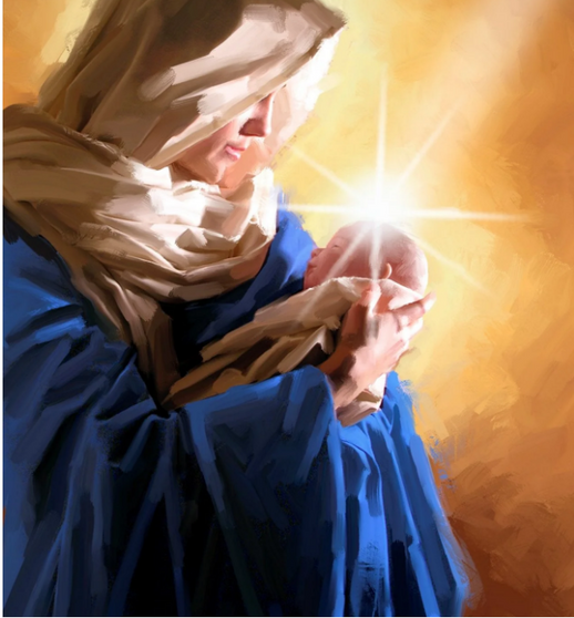 MADONNA AND CHILD PANEL