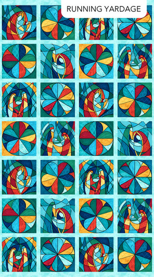 TURQUOISE MULTI RUNNING YARDAGE