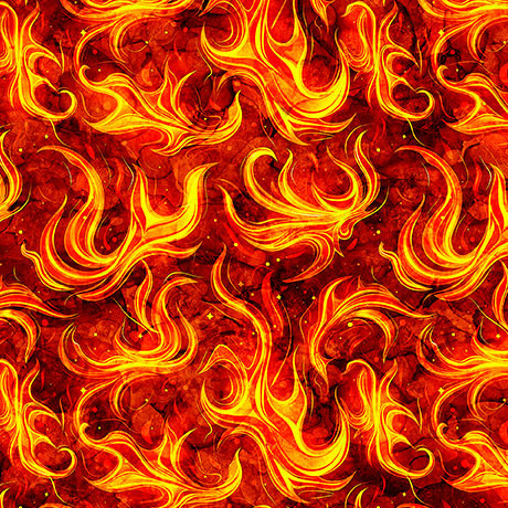 CHILI FLAMES RED ORANGE
