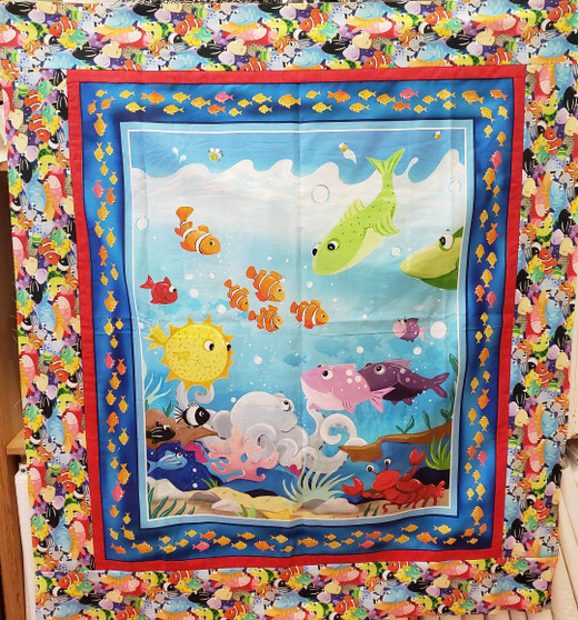 UNDER THE SEA FISH QUILT KIT
