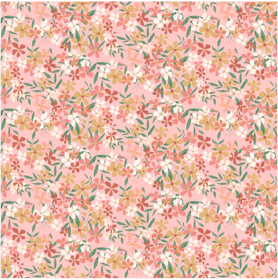 PAINTED BLOSSOMS PINK