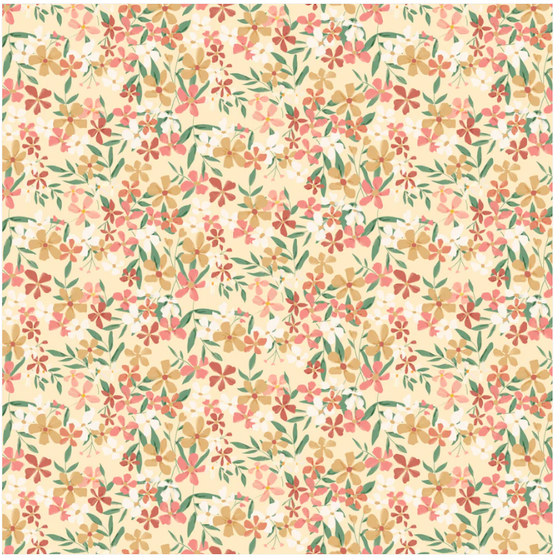 PAINTED BLOSSOMS YELLOW