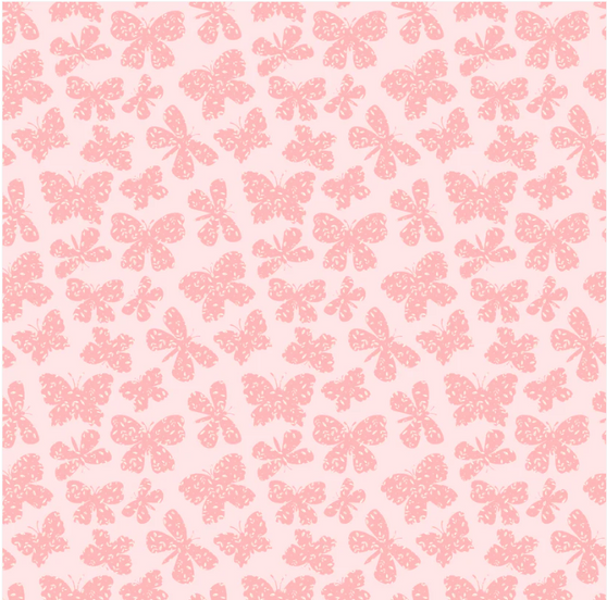 SCATTERED BUTTERFLIES PINK