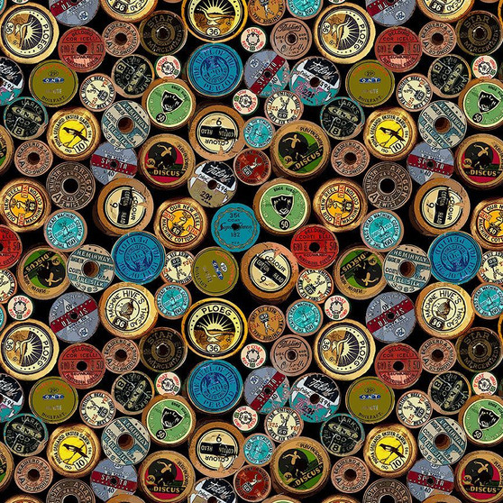 ANTIQUE SPOOL LABELS