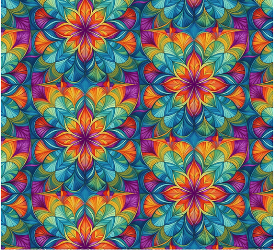 FOWER FUSION GEOMETIC FLOWER