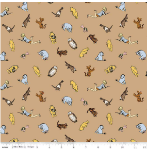 WINNIE THE POOH CHARATERS BROWN